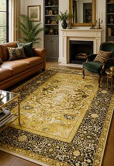 ковер в интерьере Art Rugs Tiger Ghost