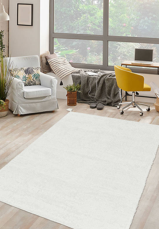 Хлопковый ковер CBN Plain White