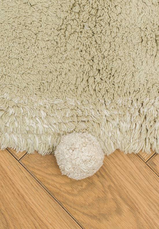 Детский стираемый ковер Pom-poms Olive