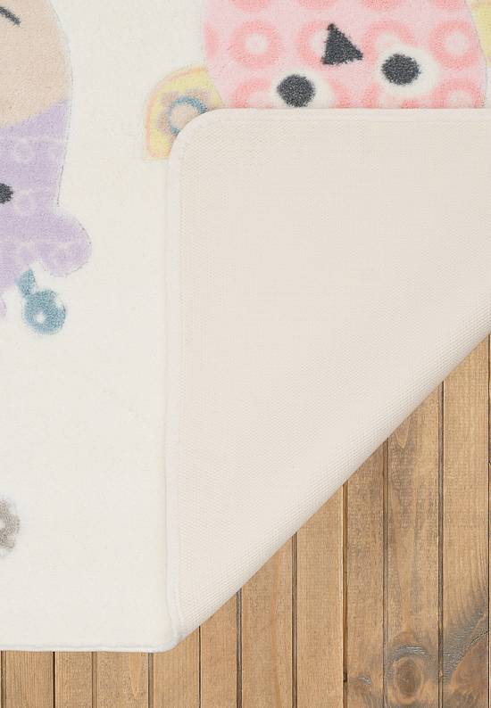 Детский ковер с ворсом Owls 02 Lilac