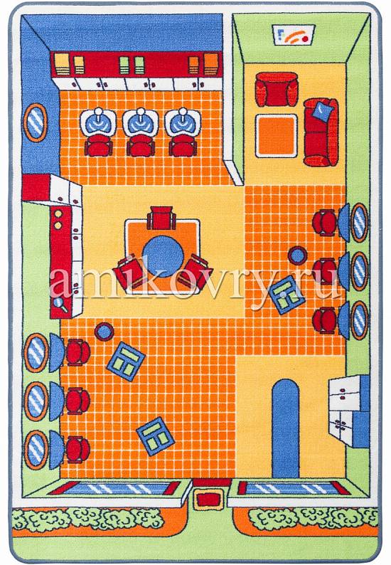 Детский игровой коврик House Orange-G9