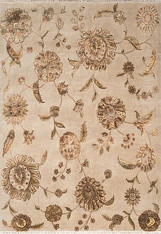 дизайн ковра Kashan gold Beige
