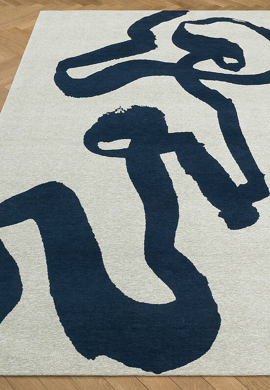 Современный безворсовый ковер LS6083-L408