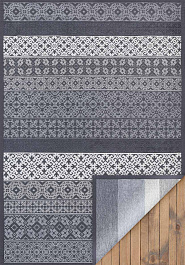 дизайн двустороннего безворсового ковра Smart Weave Tidriku-Grey