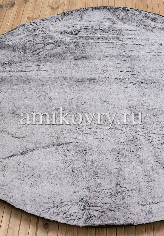 Пушистый ковер с мягким ворсом Black-White discount