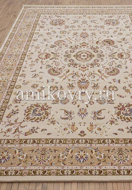 Классический шерстяной ковер из Ирана Brilliant Nain 4.75193-cream