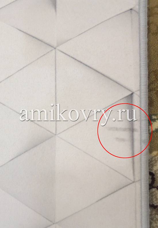 Безворсовый ковер с принтом E-06.4 discount1