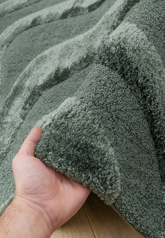 Мягкий пушистый ковер RE5458-R802