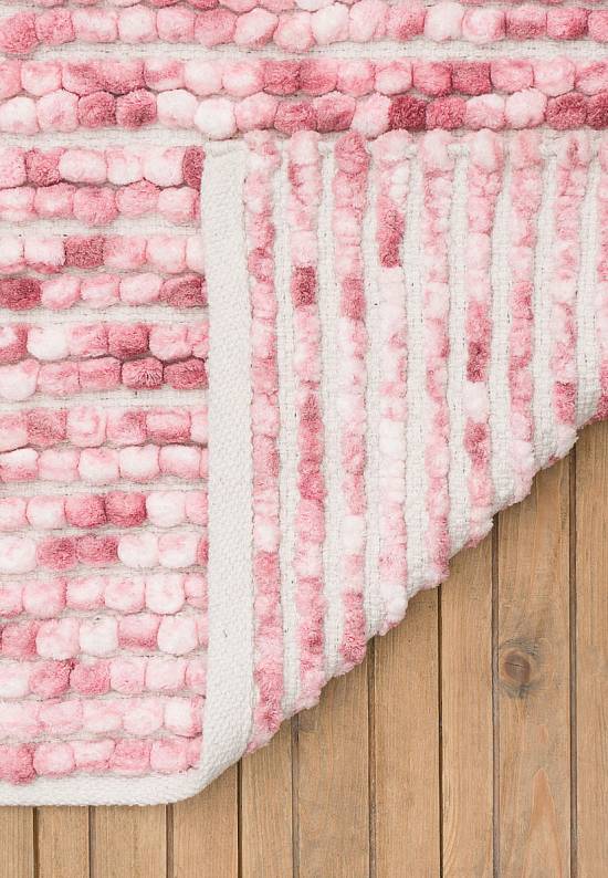 Розовый комплект ковриков для ванной и туалета Ottova-Pink