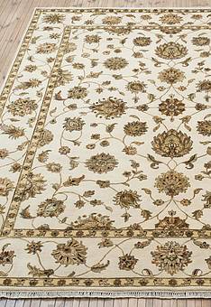 ковер в перспективе против ворса Kashan gold 10/10 MI-24-Ivory/Ivory