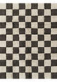 Ковер ручной работы Lorena Canals Cotton Chess Dark Grey
