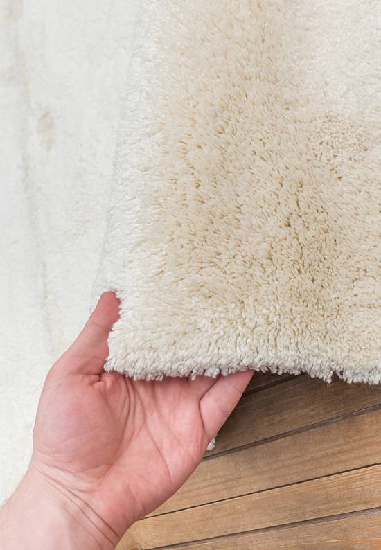 Бежевый мягкий коврик для ванной 3501 Beige