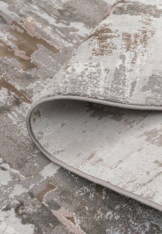 Синтетический бюджетный ковер F238-Gray-Beige