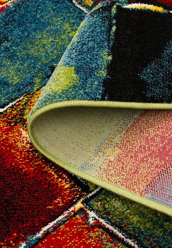 Недорогой синтетический ковер 2739-Multicolor