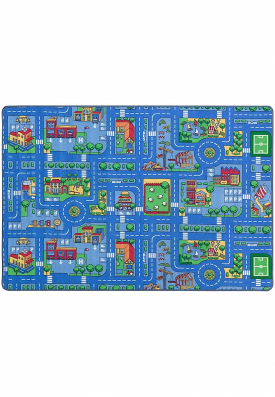 Детский игровой коврик с дорогой Blue City