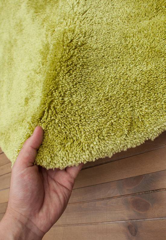 Оливковый мягкий коврик для ванной 3515 Pistachio