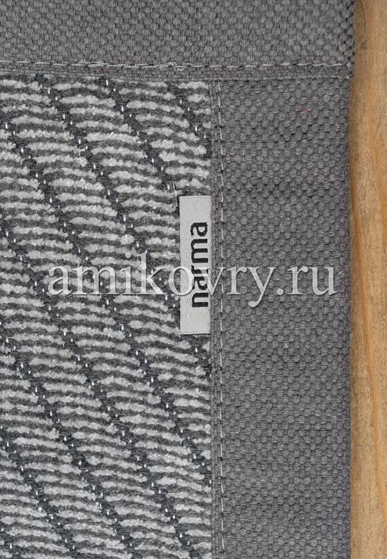 Двусторонний безворсовый ковер из хлопка Vivva-Grey