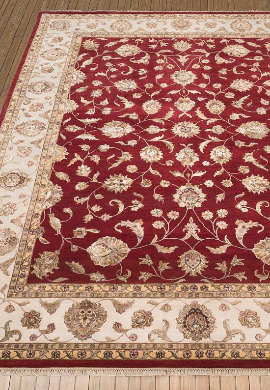 Элитный ковер ручной работы 10/10 NS-9126 Red-Ivory