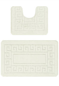 Комплект ковриков для ванной Confetti Bath Maximus Ethnic 2581 Pearl White PS
