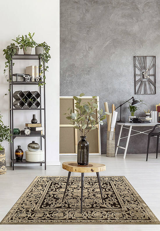 Бельгийский вискозный ковер с рельефом RV333-R125