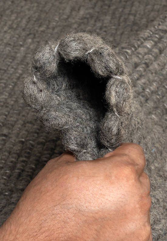 Ковер ручной работы с рельефом 1191.001-900