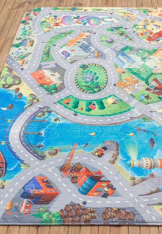 Детский мягкий игровой коврик Sea Side-C