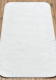 коврик в перспективе Confetti Bath Cotton Calypso 1601 White