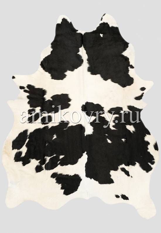 Натуральная шкура коровы Черно-белая 753