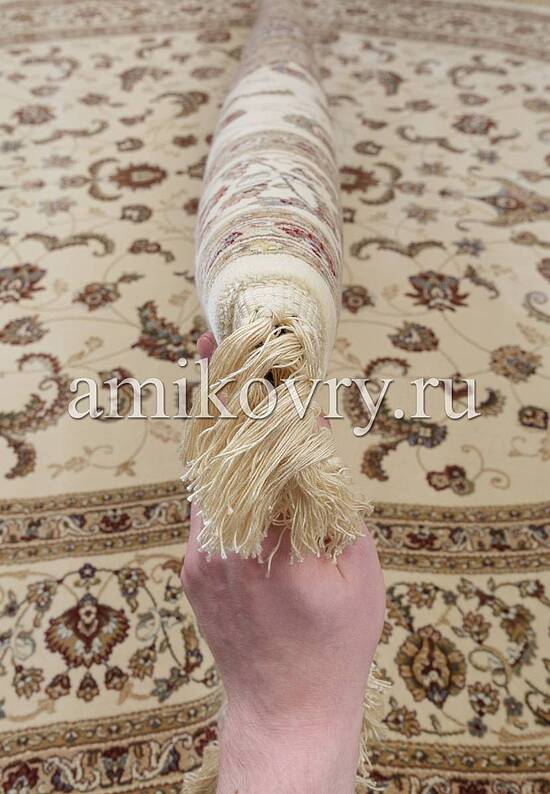 Высокоплотный ковер из вискозы 2M001-Ivory