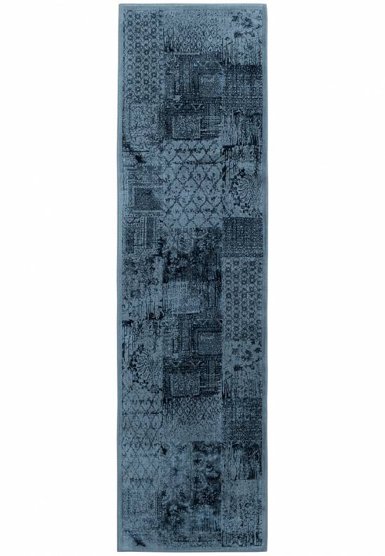 Турецкий ковер из хлопка и вискозы Patchwork Kurmay