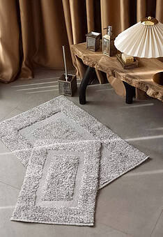 комплект ковриков для ванной в интерьере Irya Bath Vivian-Gray