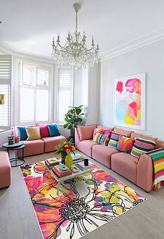 ковер в интерьере Rio Merinos C045-Cream