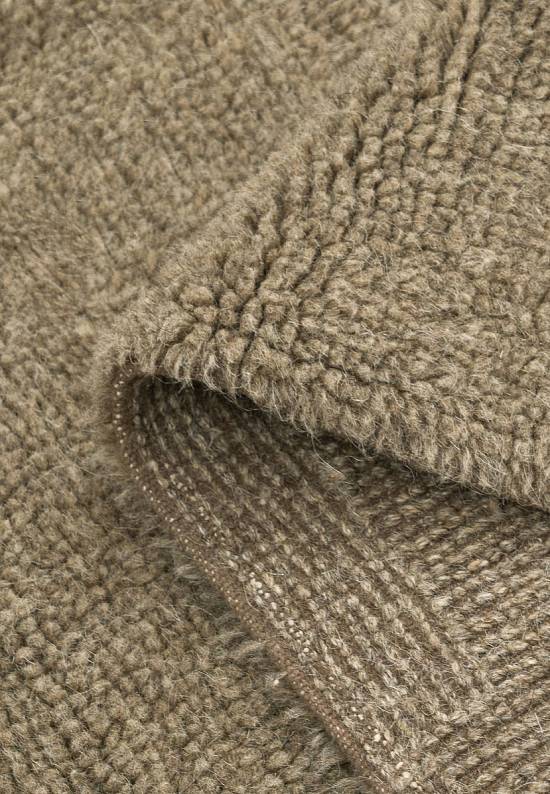 Шерстяной стираемый ковер Steppe Sheep Grey