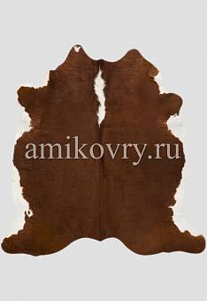 Натуральная шкура коровы Коричнево-белая 627