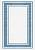 Двусторонний безворсовый ковер NK 06 Blue White