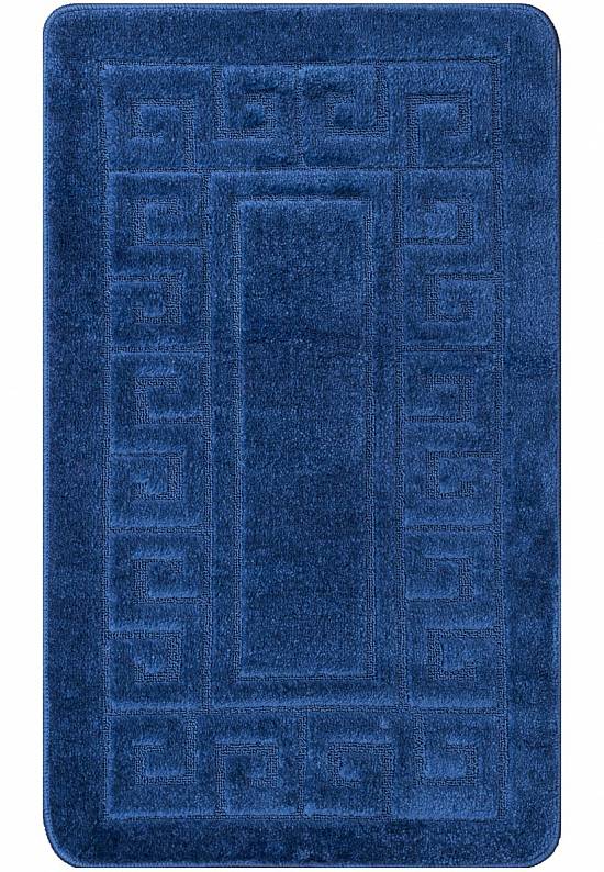 Синий коврик для ванной Ethnic 2582 Dark Blue