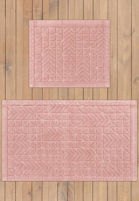 Комплект ковриков для ванной и туалета Bafa 03 Dusty Rose