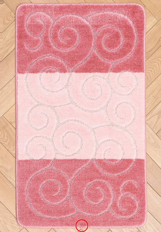 Розовый коврик для ванной Sile 2580 Dusty Rose discount