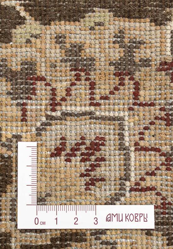 Элитный ковер ручной работы 10/10 AM-101-1-Ivory/Brown