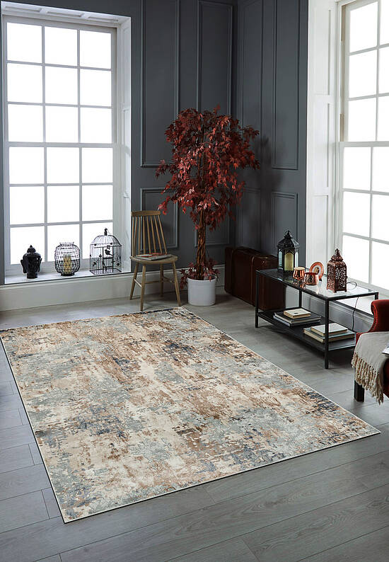 Турецкий абстрактный ковер 15452A-H15743