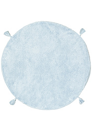 дизайн ковра Cotton Boon CBN Plain Blue круг