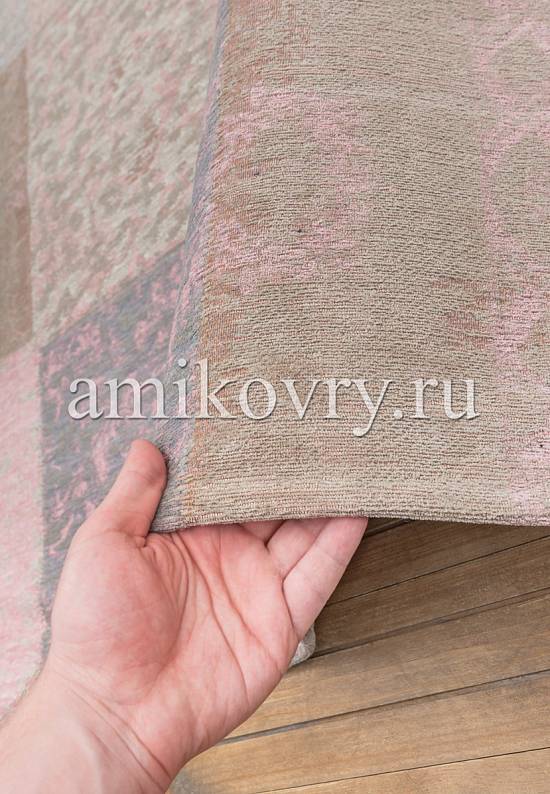 Безворсовый хлопковый ковер Multi-8238