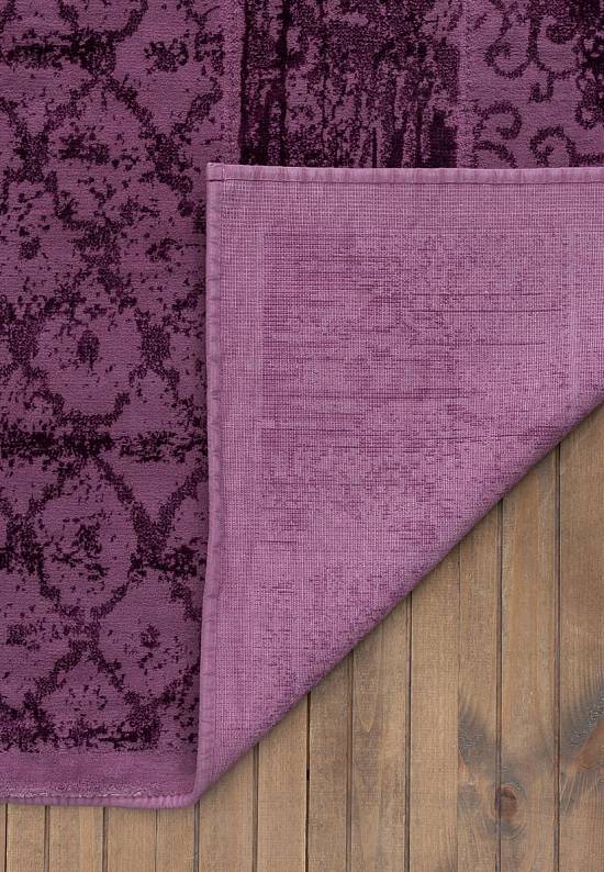 Турецкий ковер из хлопка и вискозы Patchwork Cherry