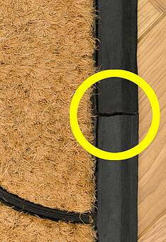 дефект входного коврика Doormat kokos Nippon-32107 discount4 фигура