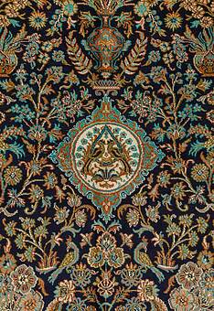 фрагмент ковра Cashmir IIST-GIKZN7Z7C Kashan Blue