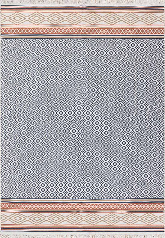 Двусторонний безворсовый ковер AR 26 Navy Beige