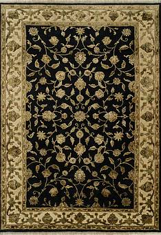 дизайн ковра Kashan gold 10/10 CH-102-Black/Ivory