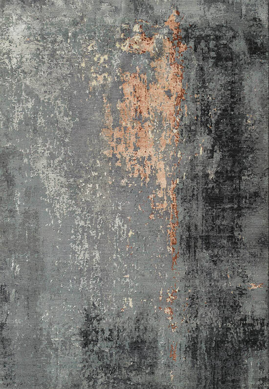 Индийский ковер ручной работы 2220-1 Charcoal/Multi