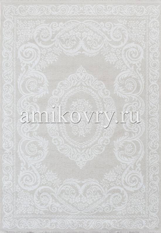 Турецкий безворсовый ковер из акрила 4101 White