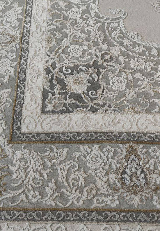Классический турецкий ковер 31549A-Cream/Light Grey Shr
